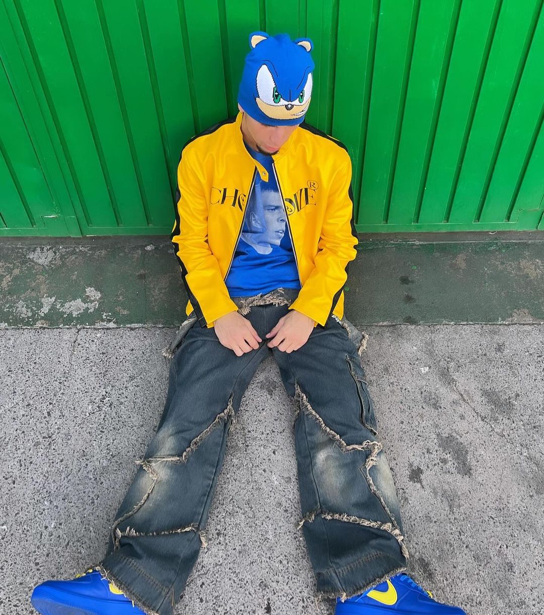 TALISHKO - Patch Embroidered Straight-leg Jeans, streetwear fashion, talishko.com
