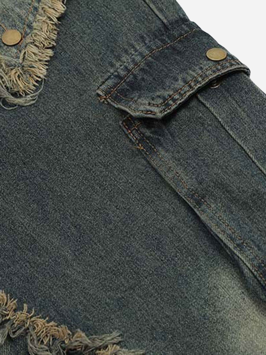 TALISHKO - Patch Embroidered Straight-leg Jeans, streetwear fashion, talishko.com