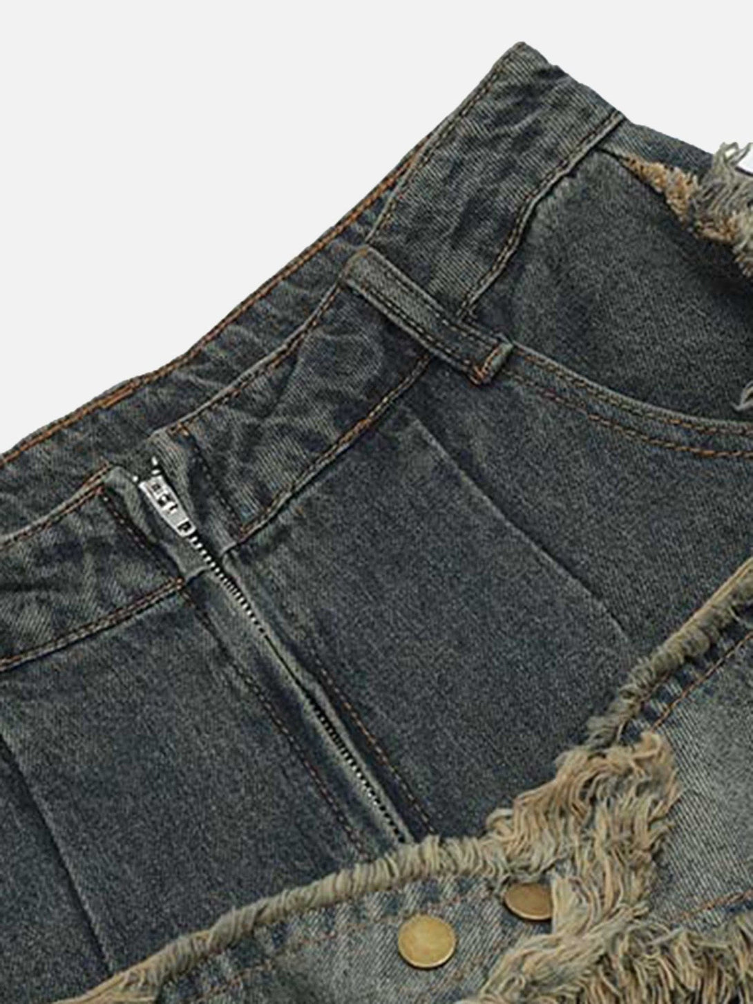 TALISHKO - Patch Embroidered Straight-leg Jeans, streetwear fashion, talishko.com