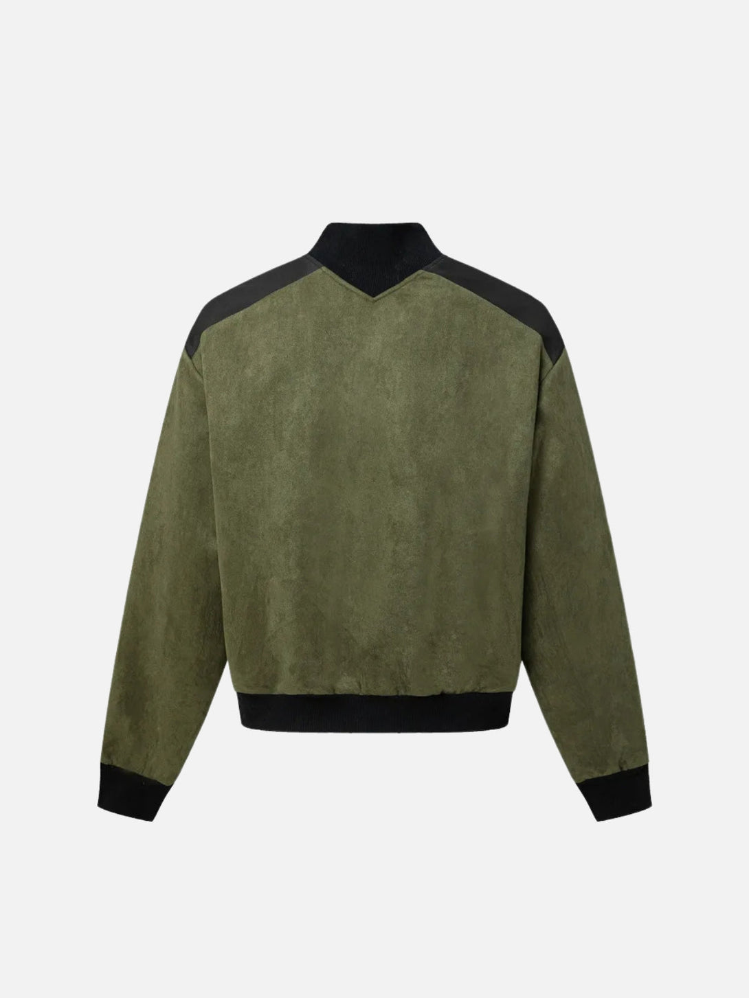 TALISHKO - Patchwork Stand Collar Sweatshirt - streetwear fashion - talishko.com