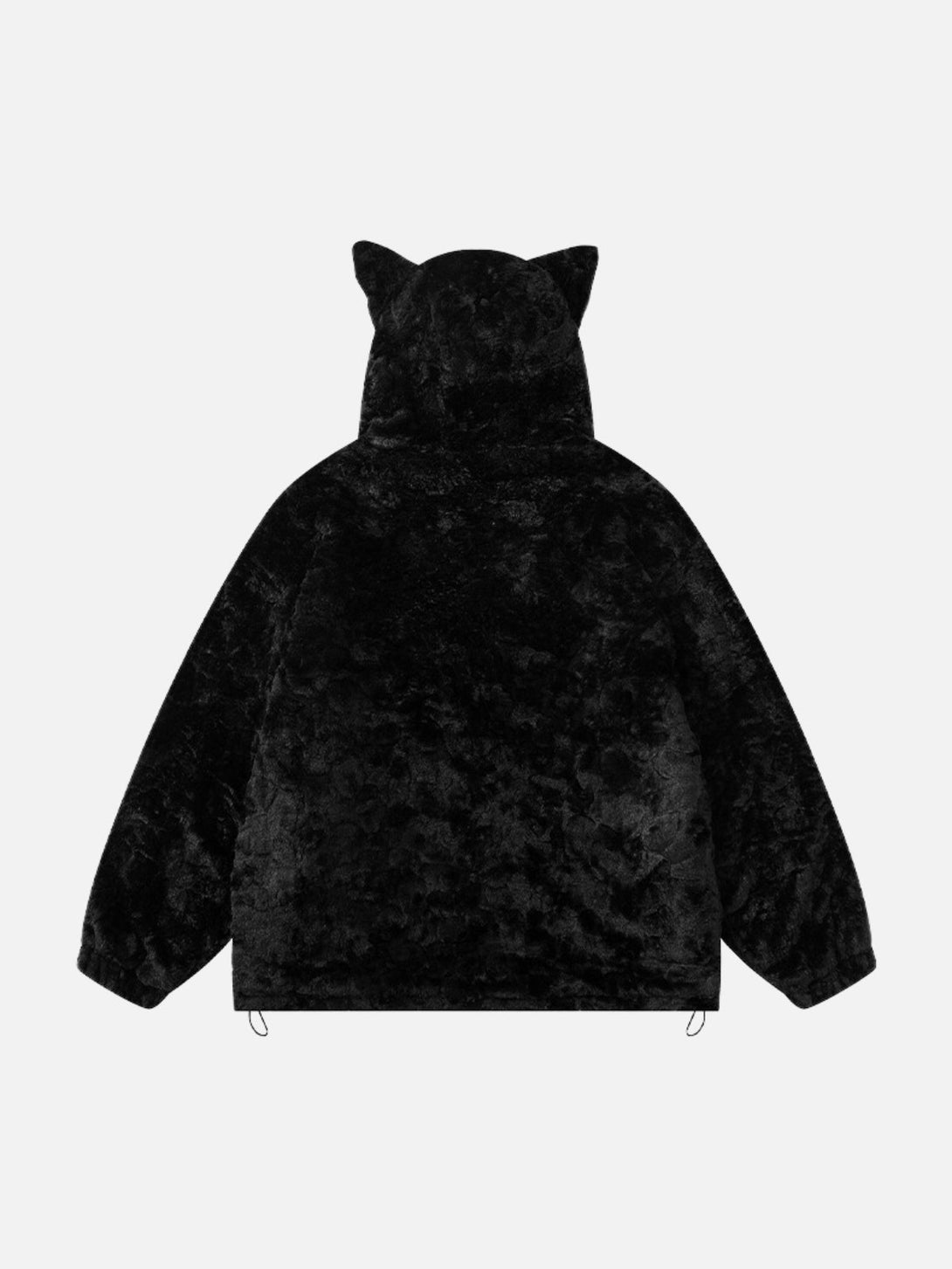 TALISHKO - Plush Ear Hoodie Jacket - streetwear fashion - talishko.com