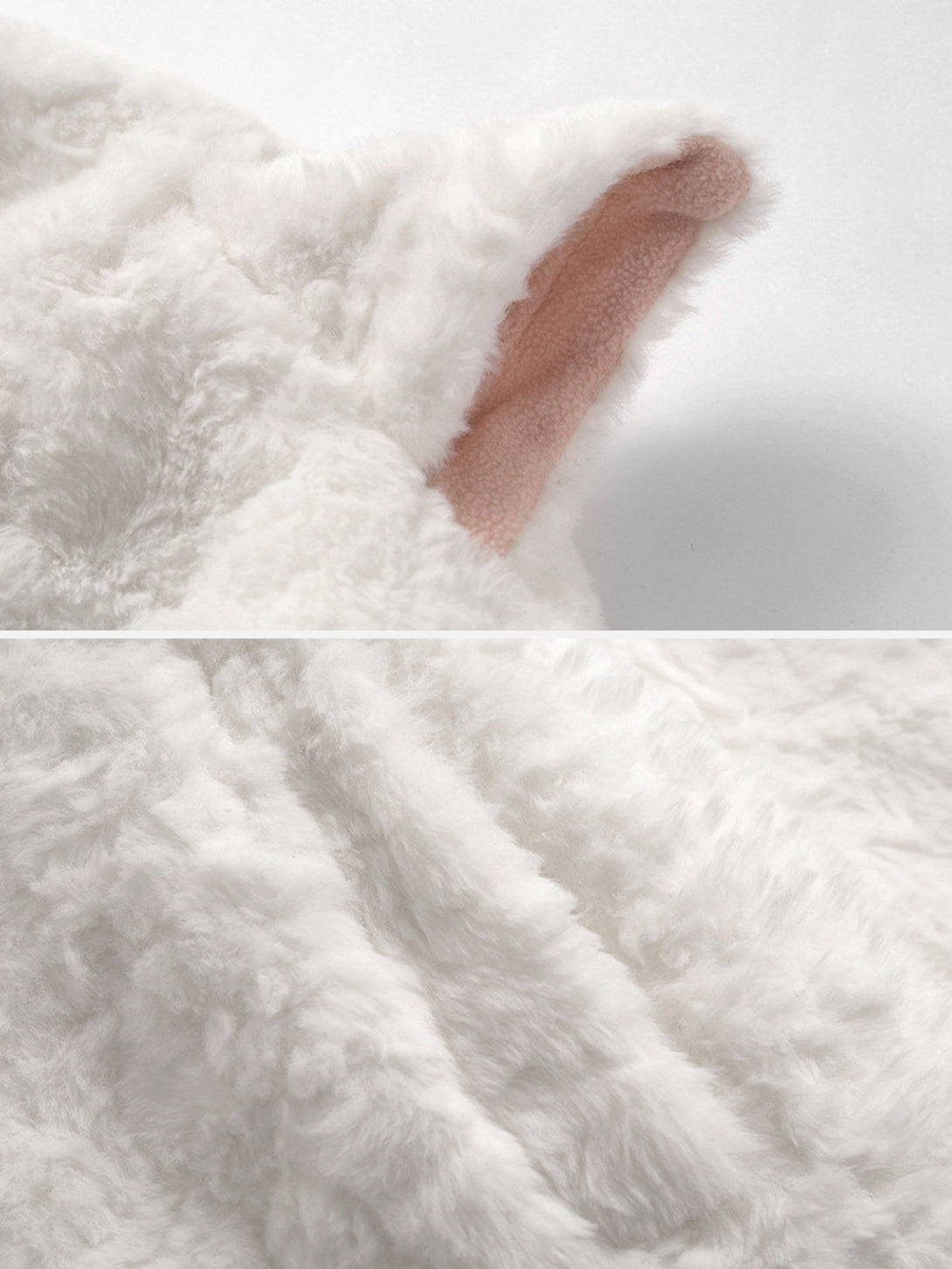TALISHKO - Plush Ear Hoodie Jacket - streetwear fashion - talishko.com