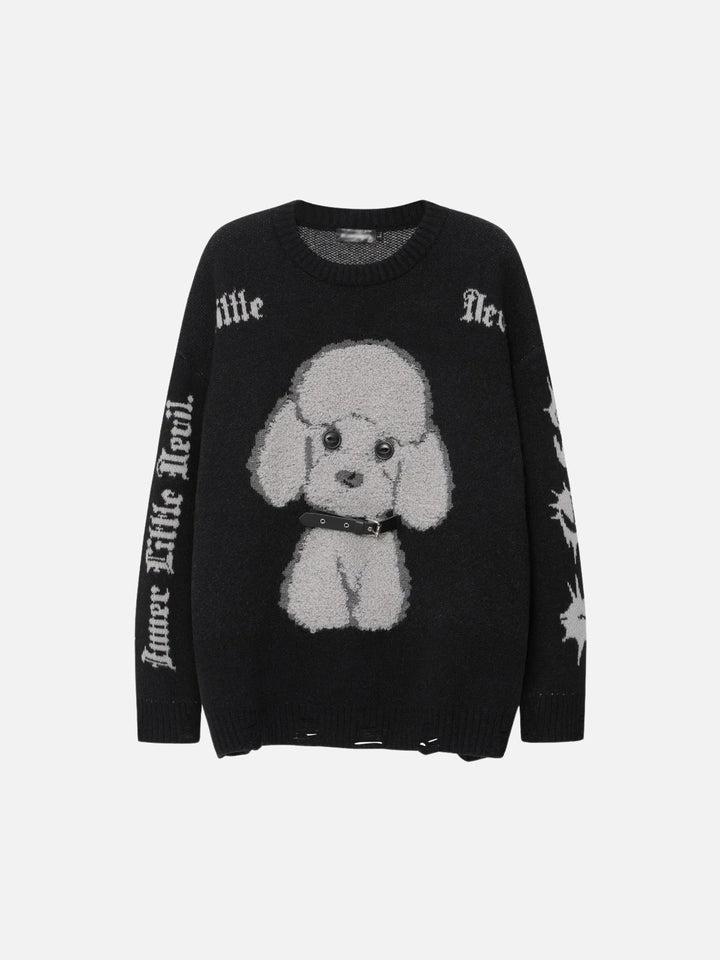 TALISHKO - Puppy Knit Sweater - streetwear fashion - talishko.com