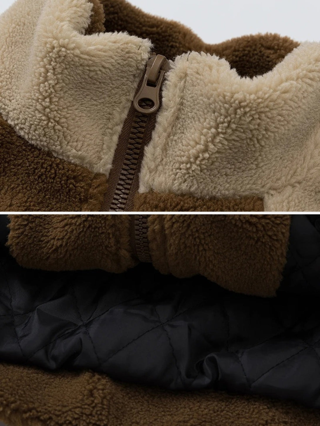 TALISHKO - Retro Furry Fleece Jacket - streetwear fashion - talishko.com