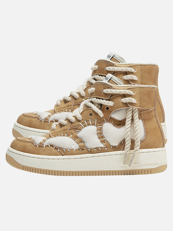 TALISHKO - Retro High-top Sneakers - streetwear fashion - talishko.com