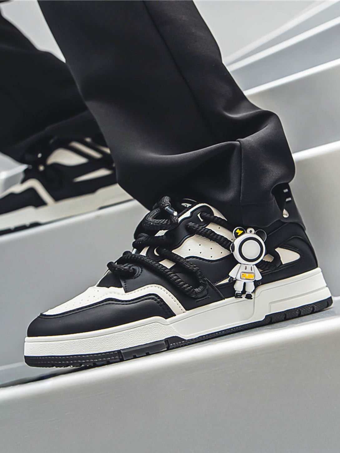 TALISHKO - Retro Twine Dirty Braid Board Shoes - streetwear fashion - talishko.com