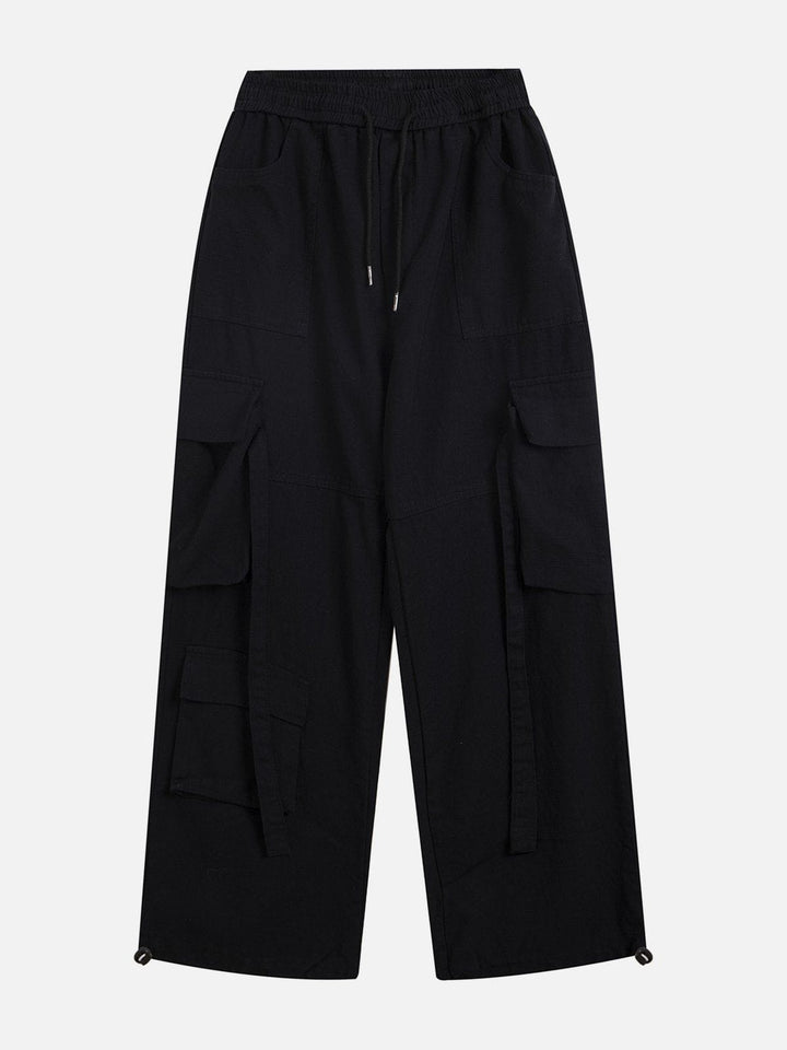 TALISHKO - Ribbon Multi Pocket Cargo Pants, streetwear fashion, talishko.com