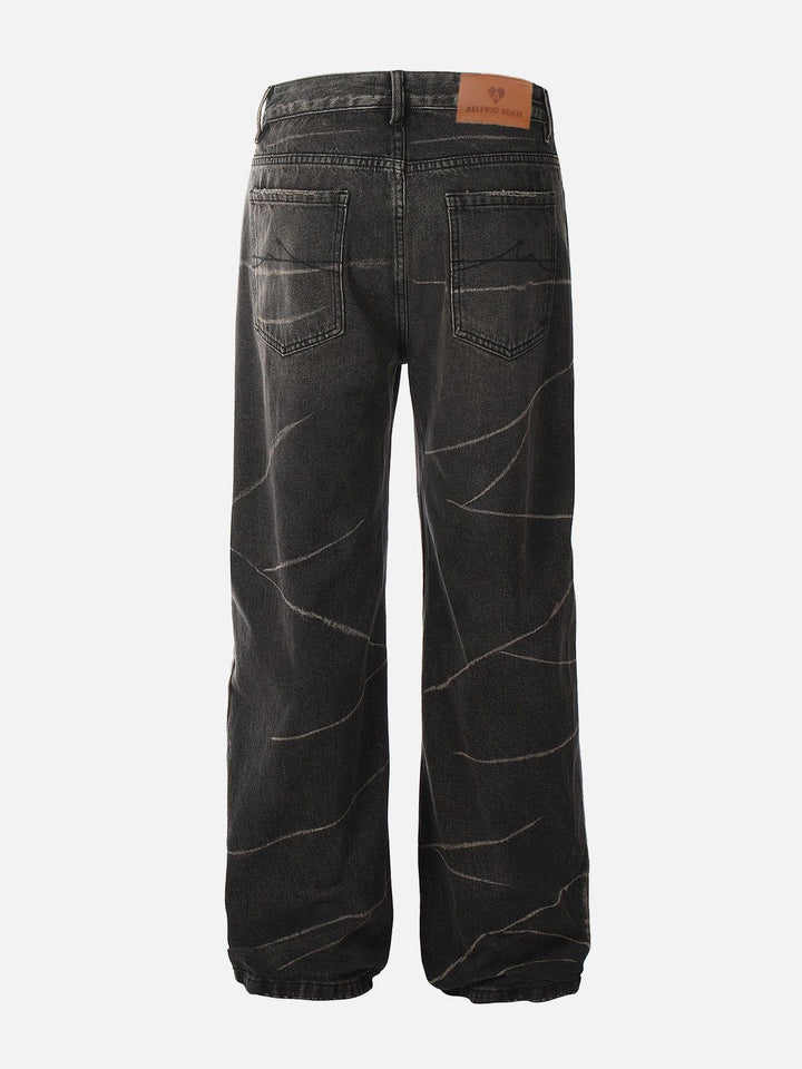 TALISHKO - Ripple Washed Jeans, streetwear fashion, talishko.com