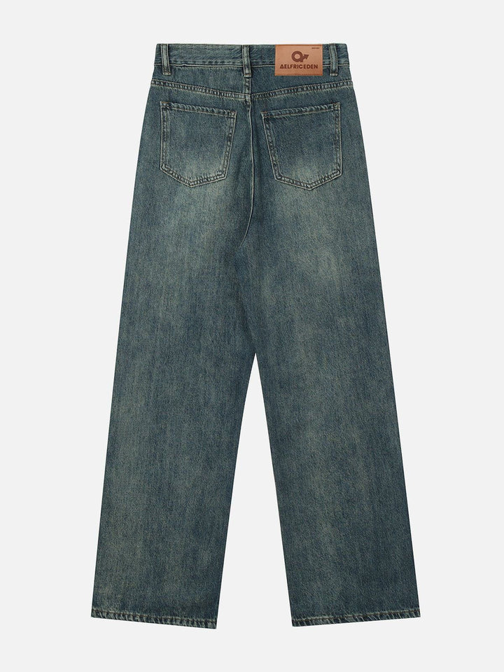 TALISHKO - Rough Edge Washed Jeans, streetwear fashion, talishko.com