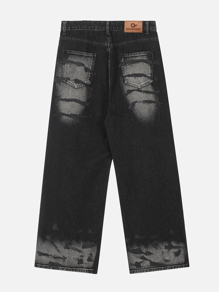 TALISHKO - Scratch Mark Jeans, streetwear fashion, talishko.com