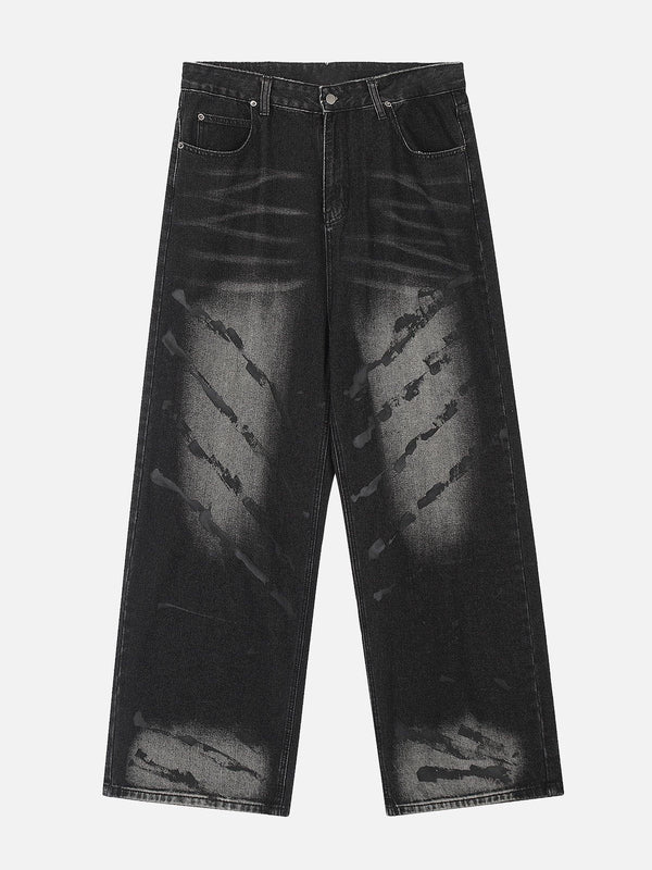 TALISHKO - Scratch Mark Jeans, streetwear fashion, talishko.com