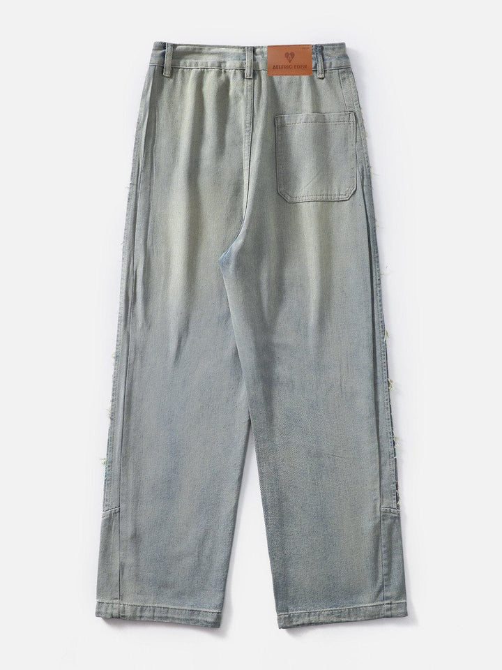 TALISHKO - Side Fringe Jeans, streetwear fashion, talishko.com