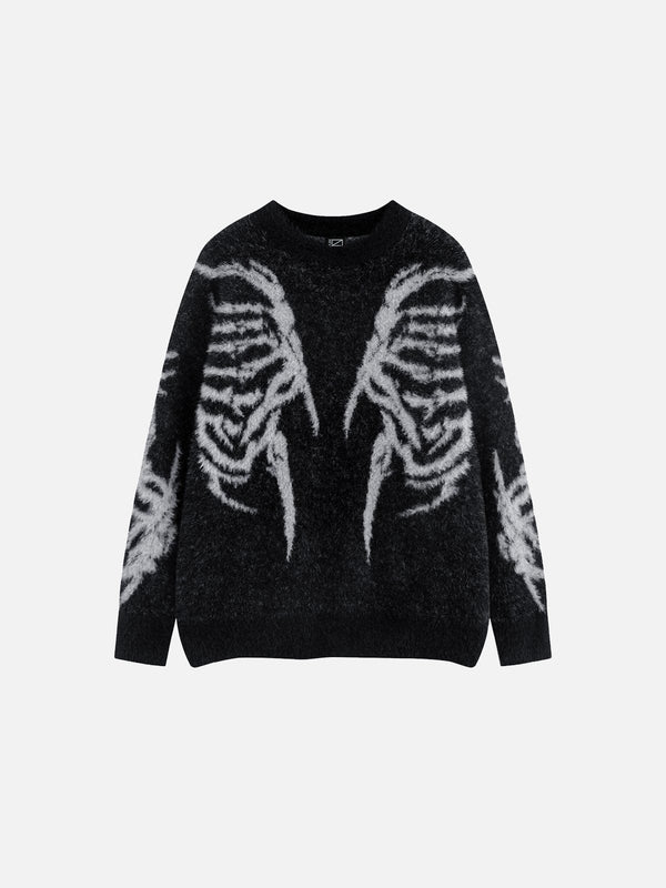 TALISHKO - Skeleton Jacquard Sweater - streetwear fashion - talishko.com