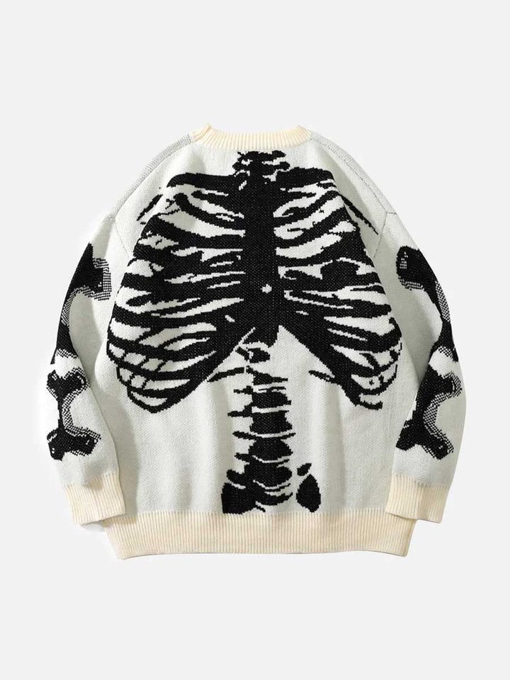 TALISHKO - Skeleton Knit Sweater - streetwear fashion - talishko.com