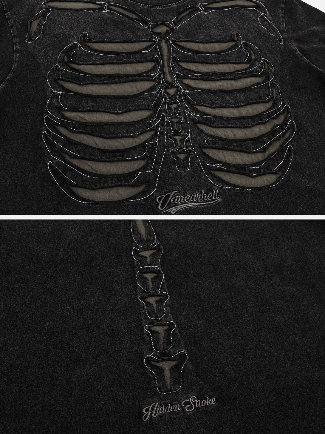 TALISHKO - Skull Distressed Wash Tee- streetwear fashion - talishko.com