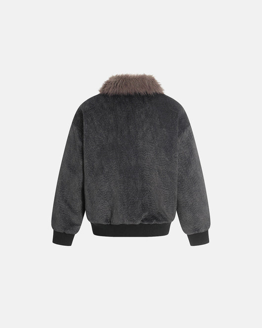 Fireman Clasp Padded Jacket, Faux Fur Lined | TALISHKO