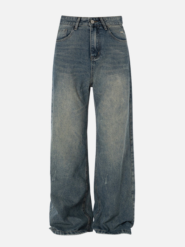 TALISHKO - Solid Vintage Loose Jeans