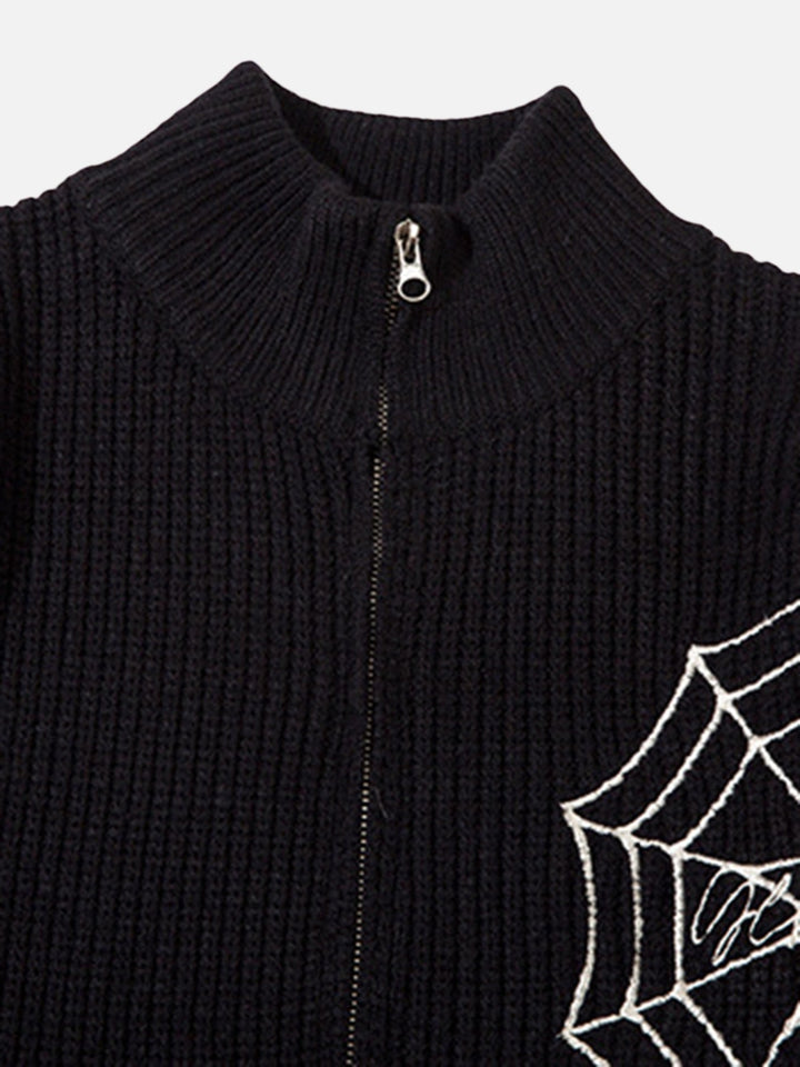TALISHKO - Spider Loose Sweater Coat - streetwear fashion - talishko.com