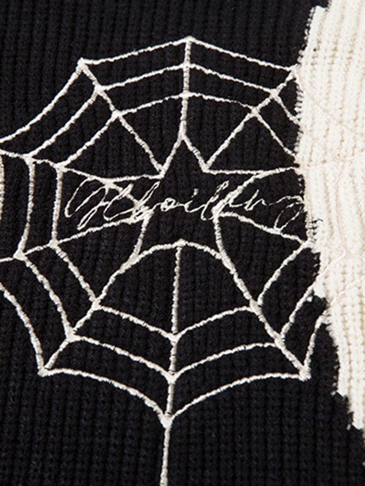 TALISHKO - Spider Loose Sweater Coat - streetwear fashion - talishko.com