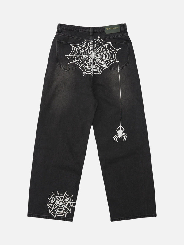 TALISHKO - Spider Printed Jeans, streetwear fashion, talishko.com