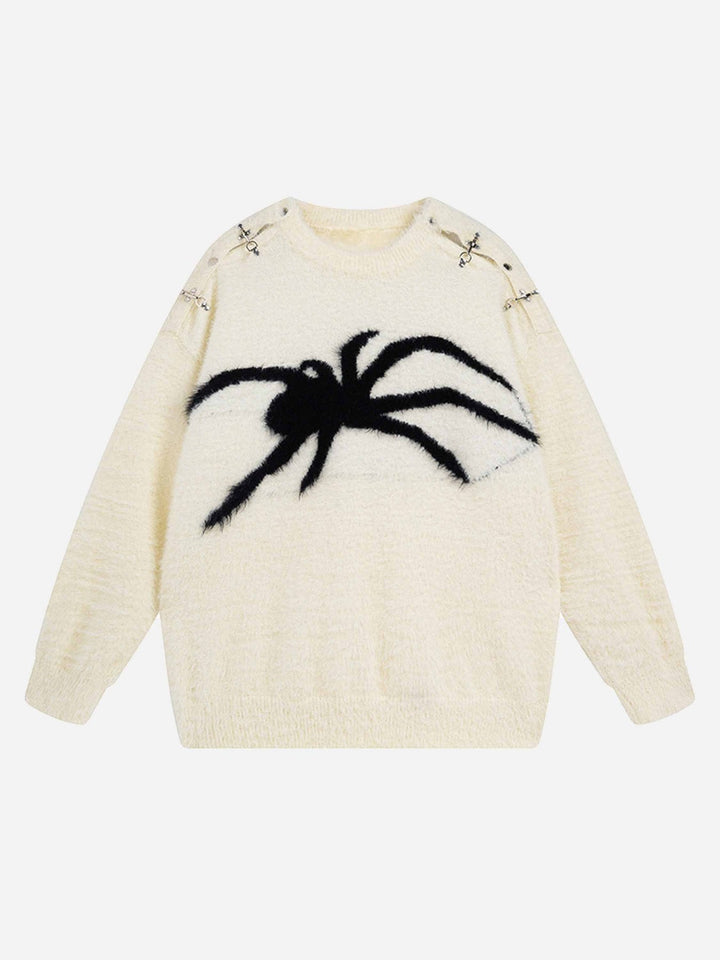 TALISHKO - Spider Warm Loose Sweater - streetwear fashion - talishko.com