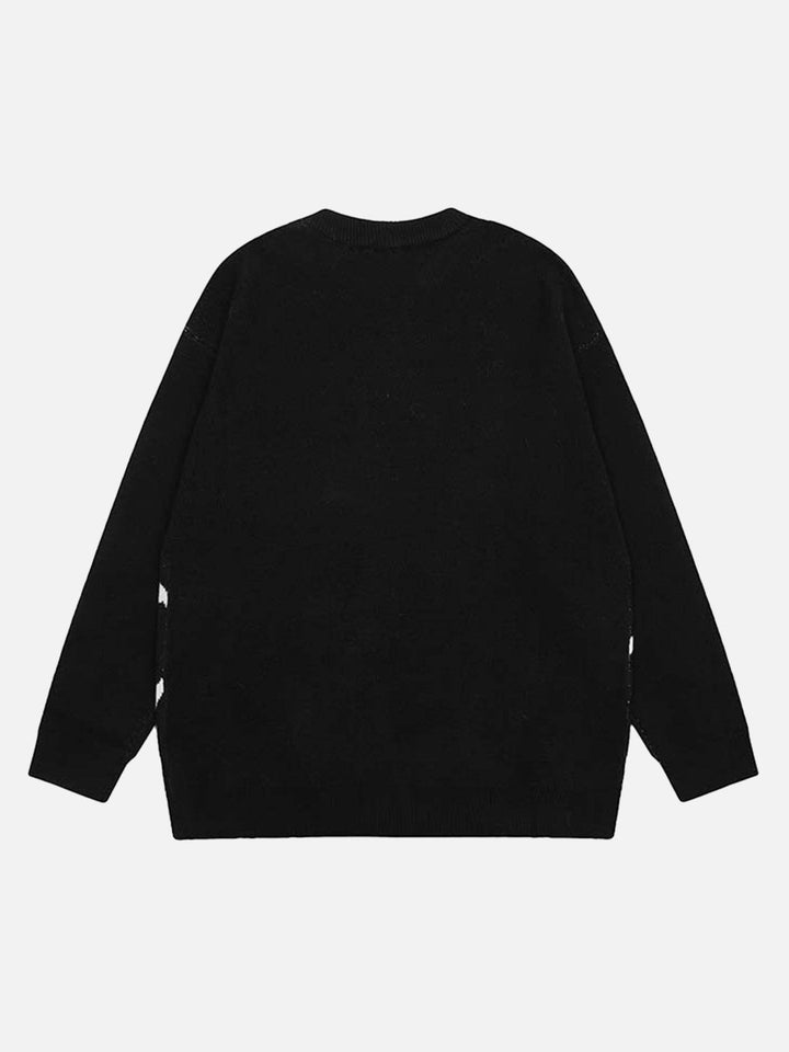 TALISHKO - Spider Web Crewneck Sweater - streetwear fashion - talishko.com