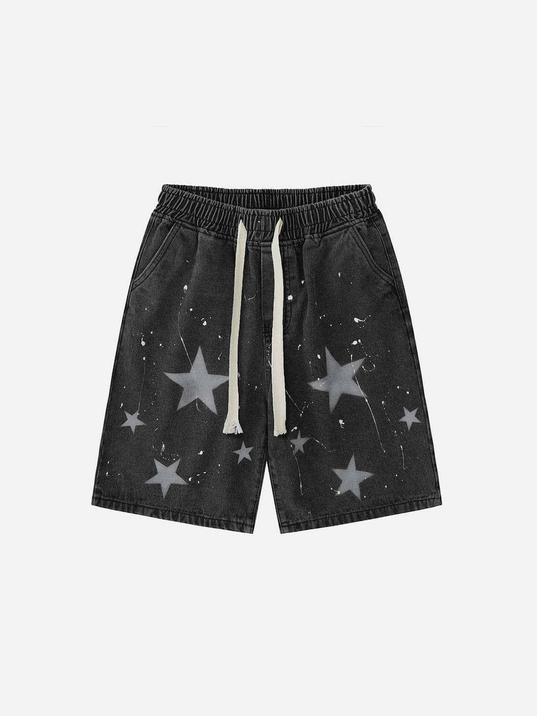 TALISHKO - Splash Ink Star Jorts - streetwear fashion, outfit ideas - talishko.com