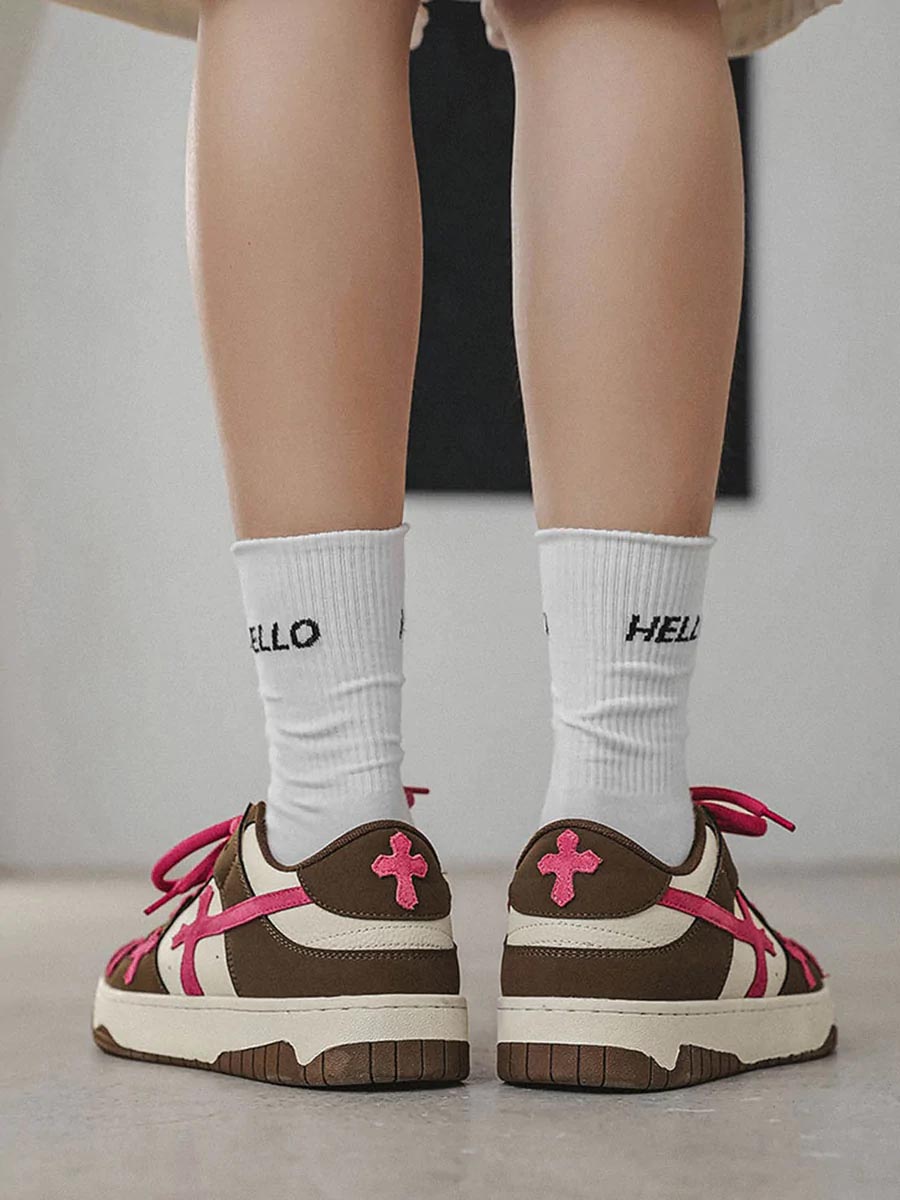 TALISHKO - Splicing Skateboard Sneakers - streetwear fashion - talishko.com
