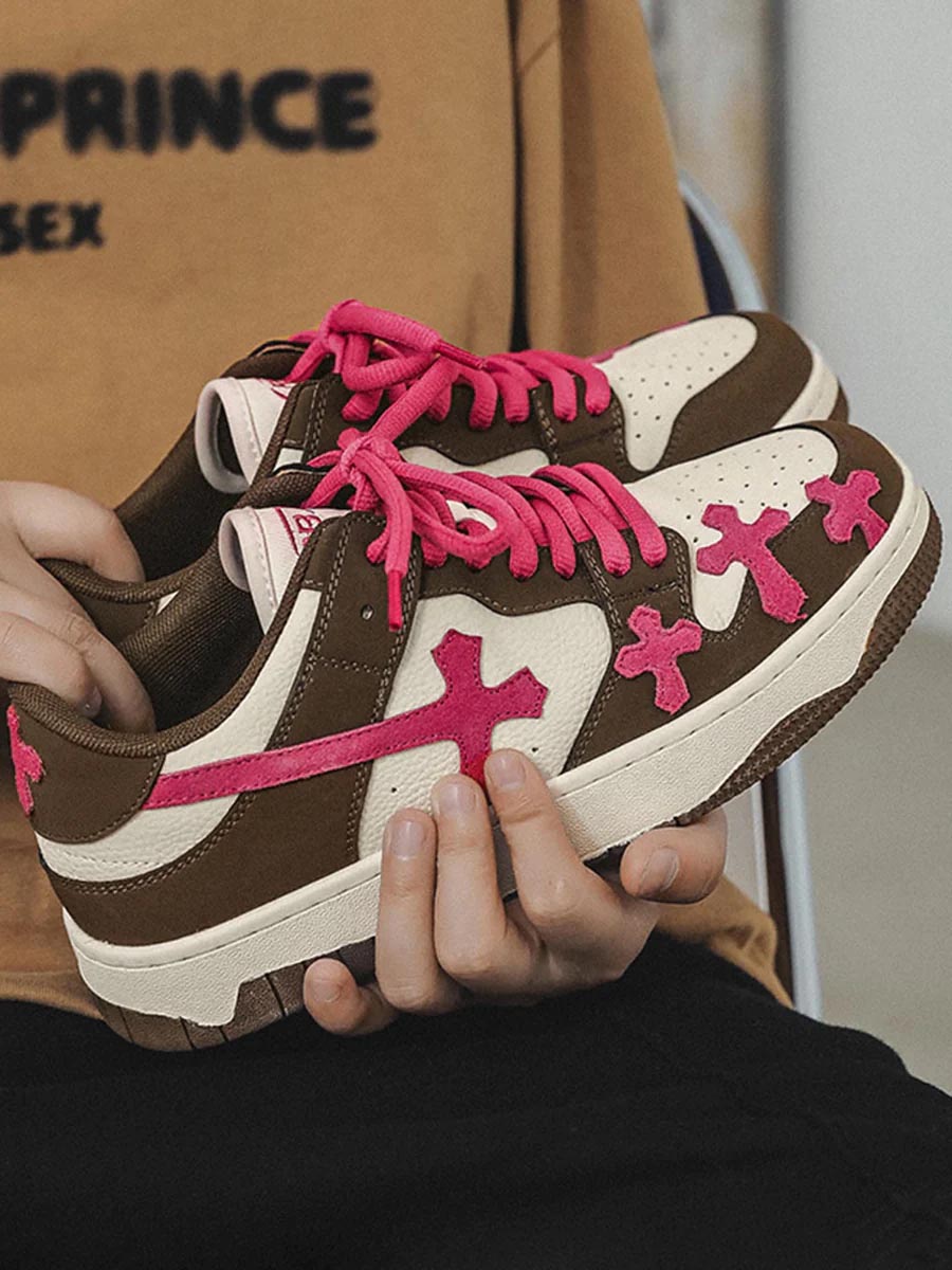 TALISHKO - Splicing Skateboard Sneakers - streetwear fashion - talishko.com
