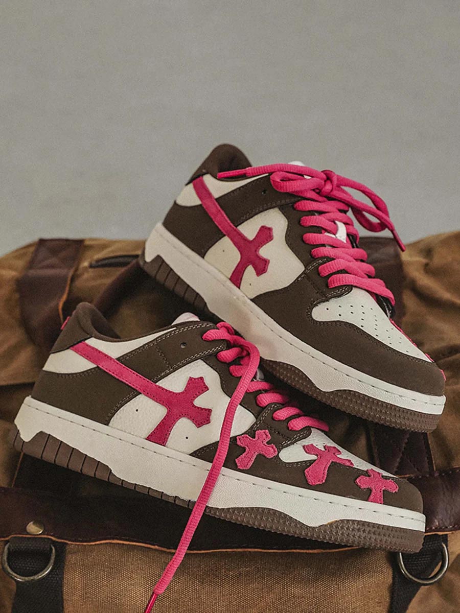 TALISHKO - Splicing Skateboard Sneakers - streetwear fashion - talishko.com