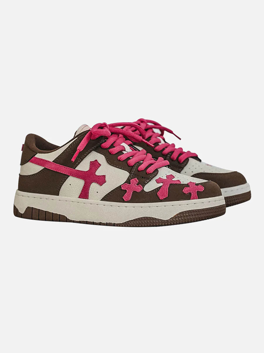 TALISHKO - Splicing Skateboard Sneakers - streetwear fashion - talishko.com