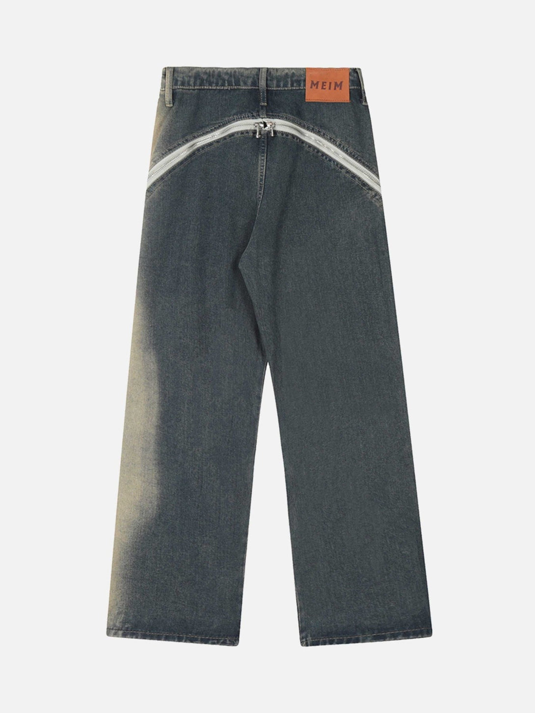 TALISHKO - Sprayed Gradient Straight Leg Denim Wide Leg Pants, streetwear fashion, talishko.com