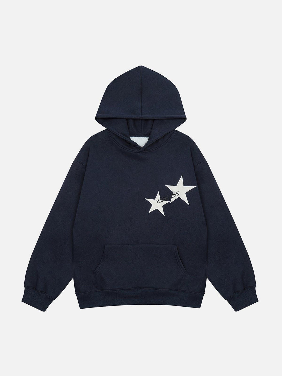 TALISHKO - Star Print Hoodie "KENVIBE" - streetwear fashion, outfit ideas - talishko.com