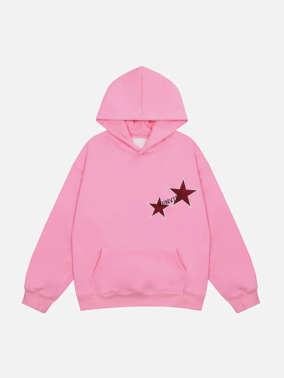 TALISHKO - Star Print Hoodie "KENVIBE" - streetwear fashion, outfit ideas - talishko.com