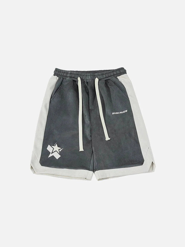 TALISHKO - Stereoscopic Star Suede Shorts - streetwear fashion, outfit ideas - talishko.com