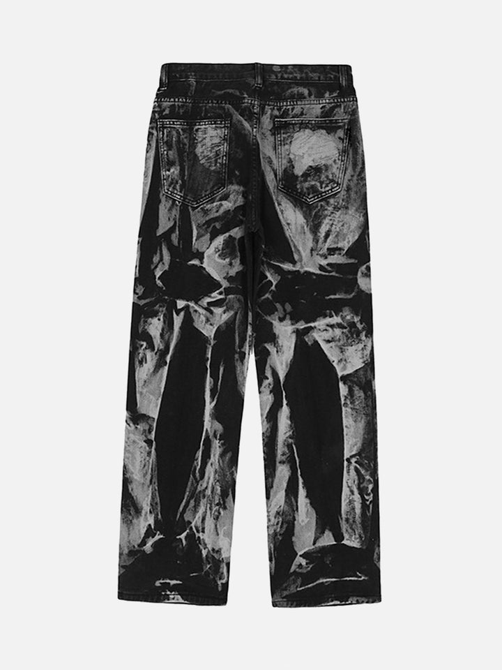 TALISHKO - Tie-Dye Graffiti Jeans, streetwear fashion, talishko.com