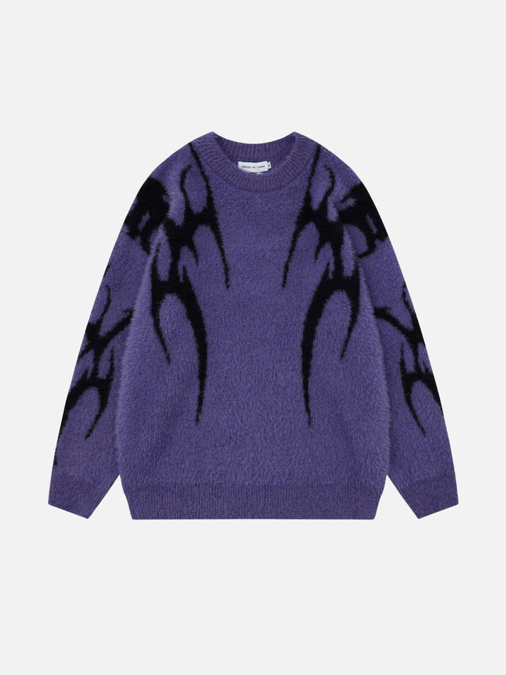 TALISHKO - Tribal Jacquard Knit Sweater - streetwear fashion - talishko.com