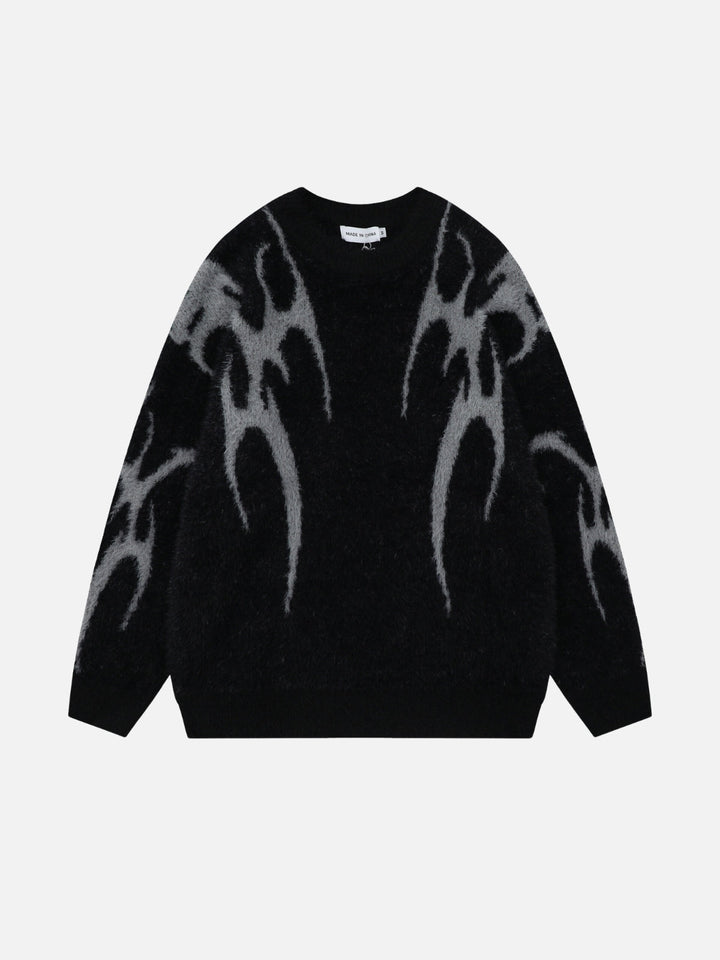 TALISHKO - Tribal Jacquard Knit Sweater - streetwear fashion - talishko.com