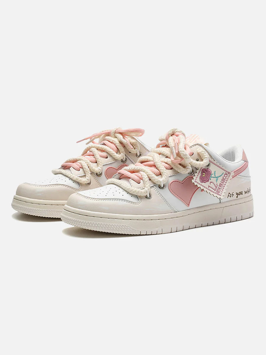 TALISHKO - Versatile Rose Stamp Print Board Casual Shoes - streetwear fashion - talishko.com