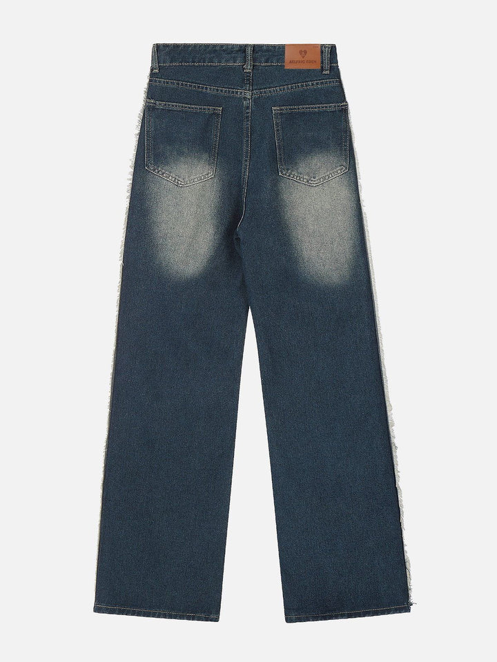 TALISHKO - Vintage Fringe Jeans, streetwear fashion, talishko.com