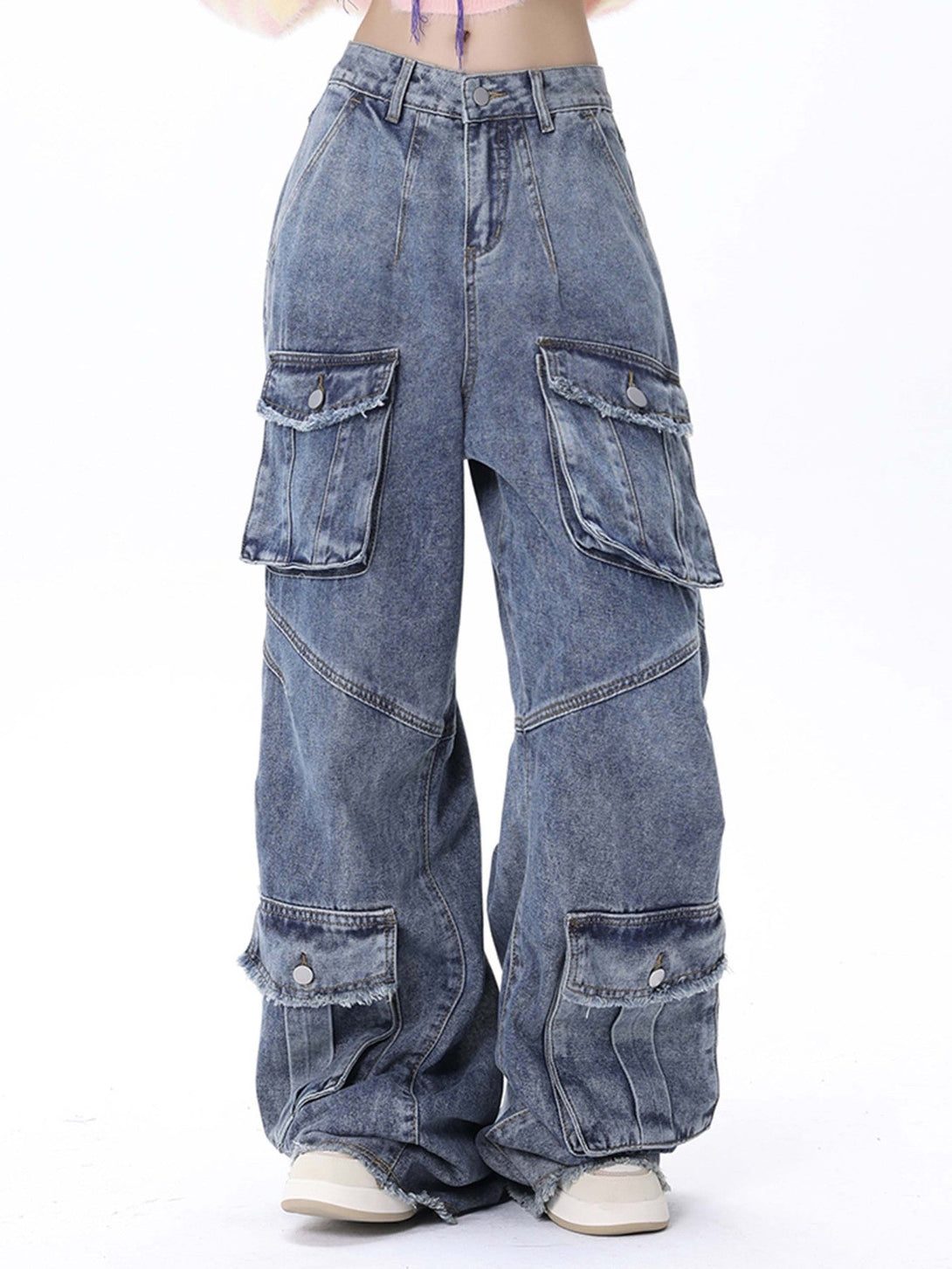TALISHKO - Vintage Multi-Pocket Workwear Jeans, streetwear fashion, talishko.com