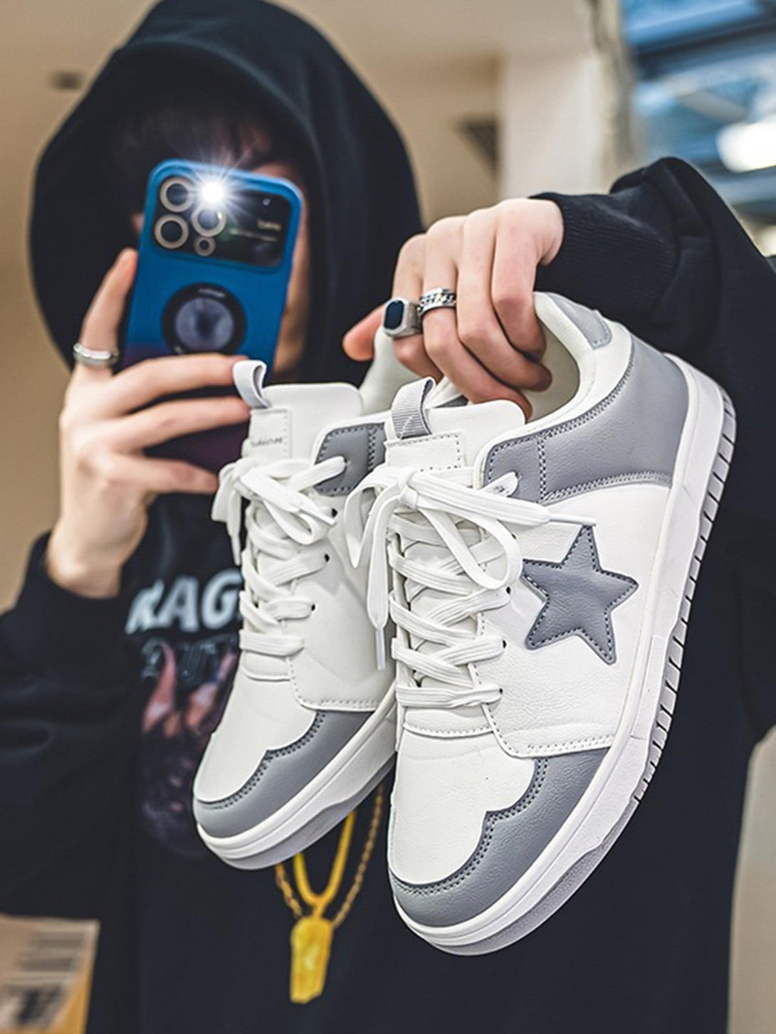 TALISHKO - Vintage Star Sneakers - streetwear fashion - talishko.com