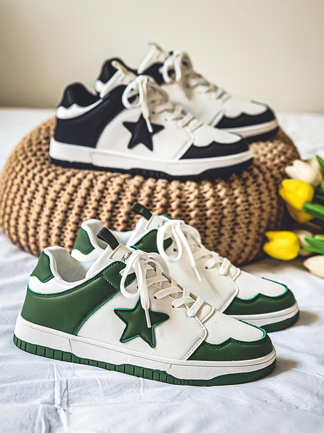 TALISHKO - Vintage Star Sneakers - streetwear fashion - talishko.com