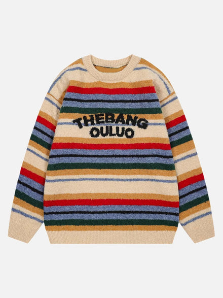 TALISHKO Vintage Striped Sweater
