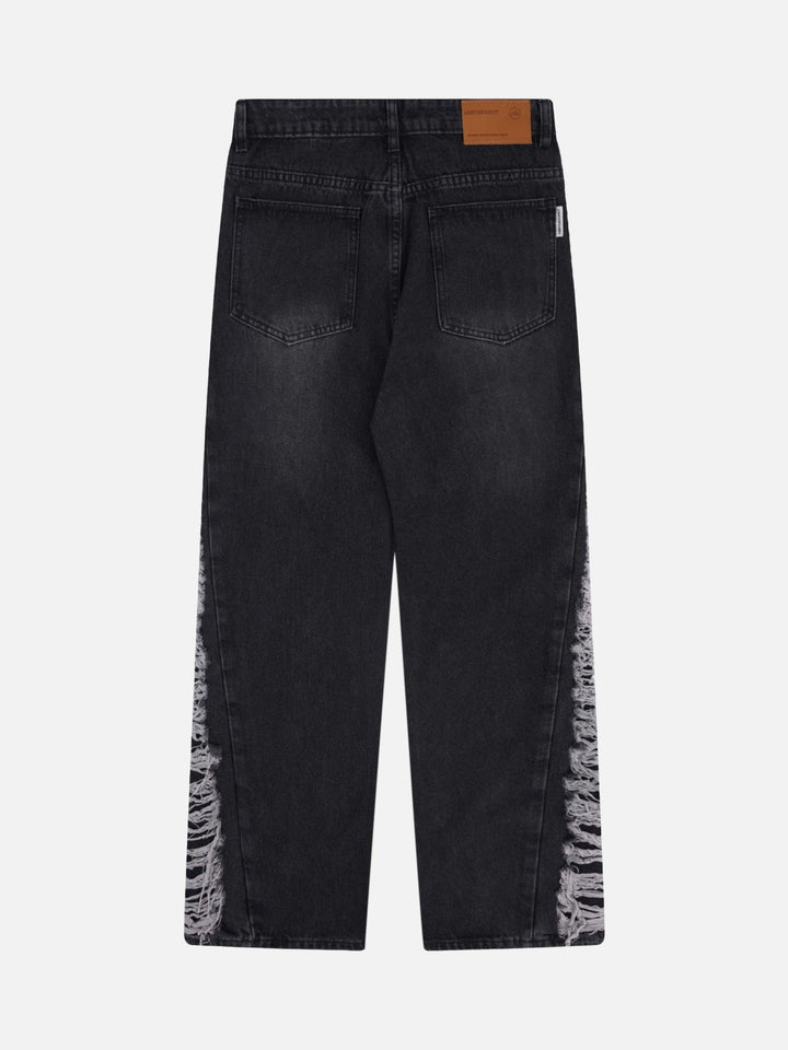 TALISHKO - Washed And Distressed Ripped Jeans, streetwear fashion, talishko.com