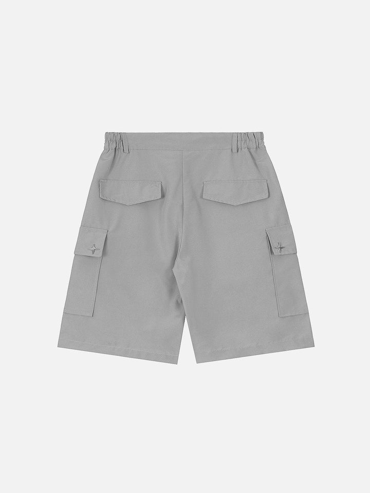 TALISHKO - ZIP UP Pockets With Flap Shorts - streetwear fashion, outfit ideas - talishko.com