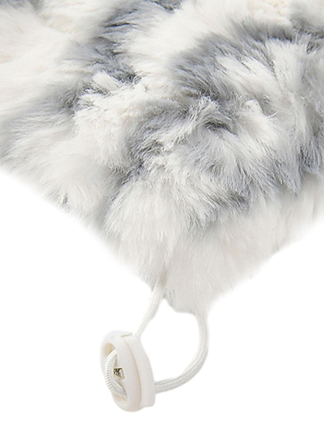 Texture and pattern showcased in the tie-dye sherpa jacket by TALISHKO, highlighting its softness.