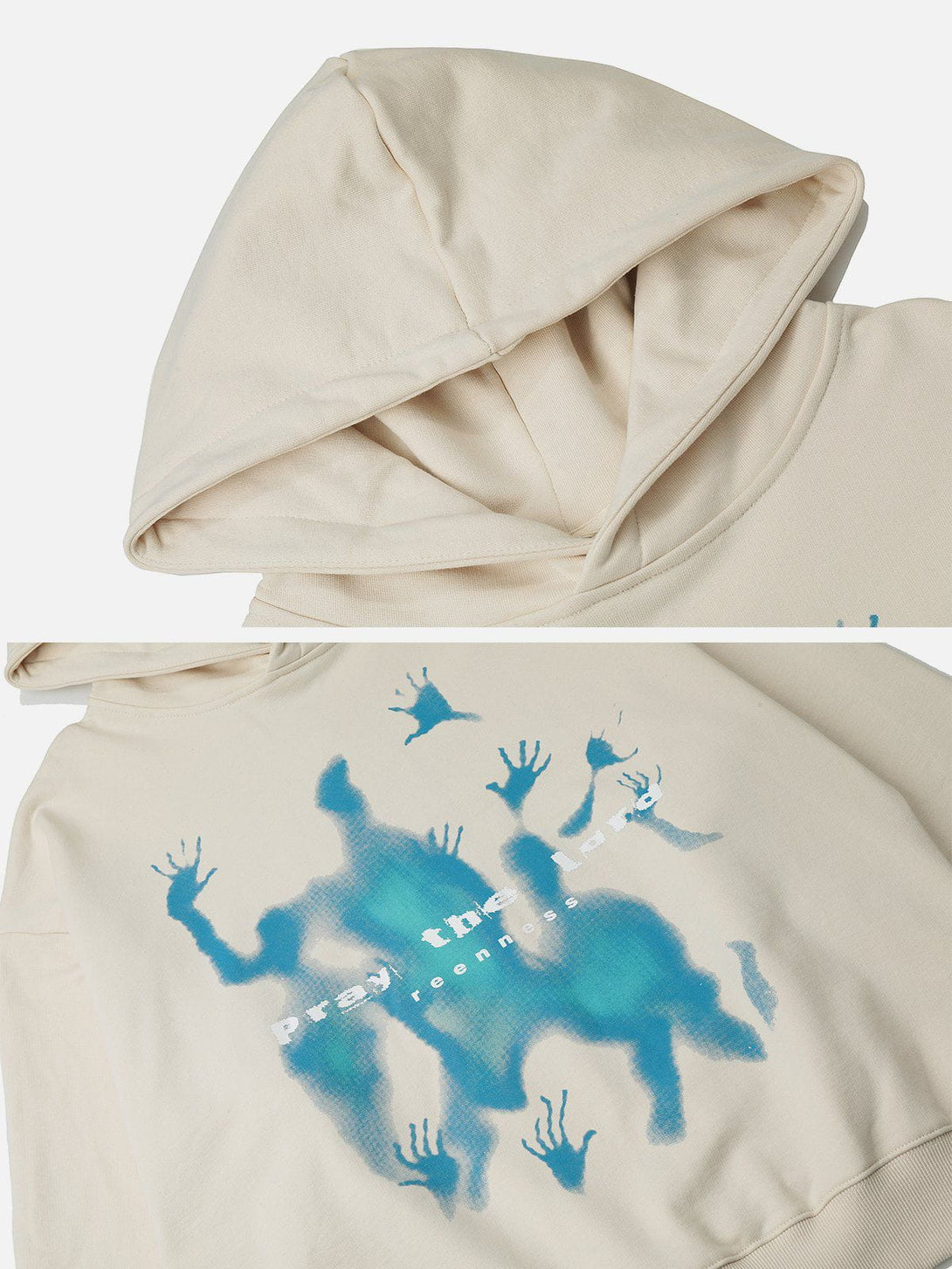 TALISHKO - Abstraction Shadow Print Hoodie - streetwear fashion, outfit ideas - talishko.com