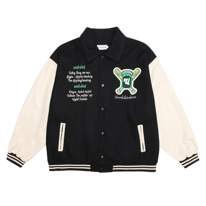 TALISHKO - BLACK Baseball Jacket - streetwear fashion, outfit ideas - talishko.com