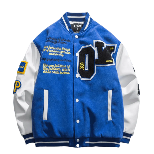 Pre-owned Louis Vuitton Wizard Of oz Varsity Jacket In Blue